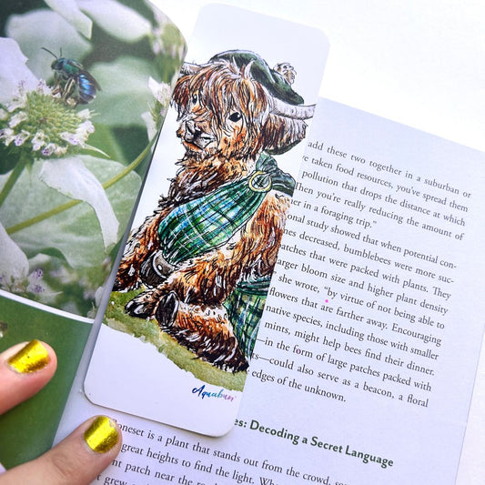 Highland Cow Bookmark