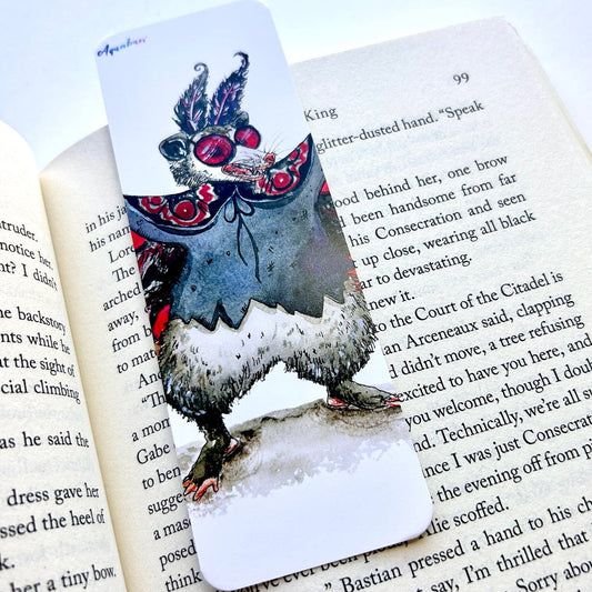 Possum Mothman Costumed Bookmark