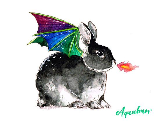 Dragon Bunny Print