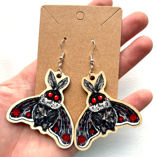 Mothman Earrings