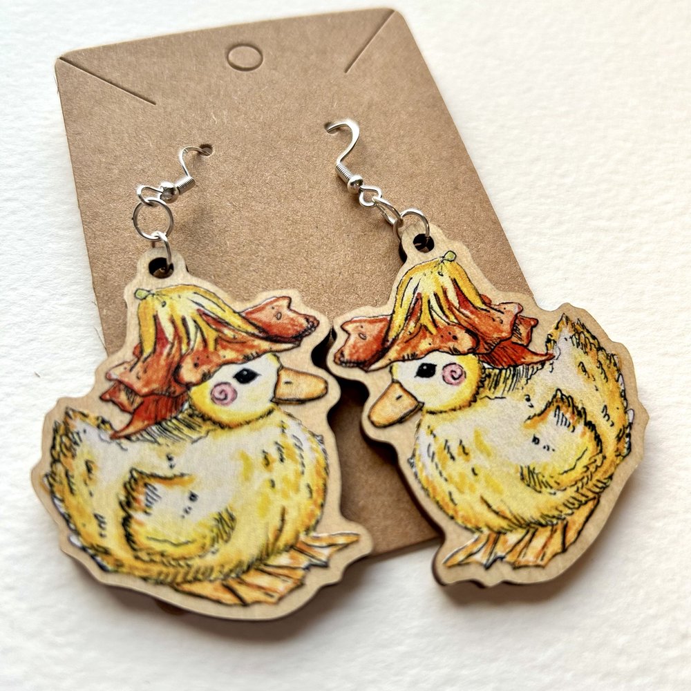 Flower Duckling Earrings