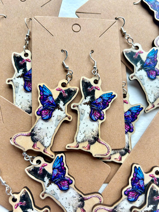 Rat Fairy Earrings