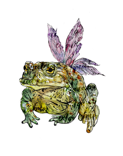 Toad Fairy Print