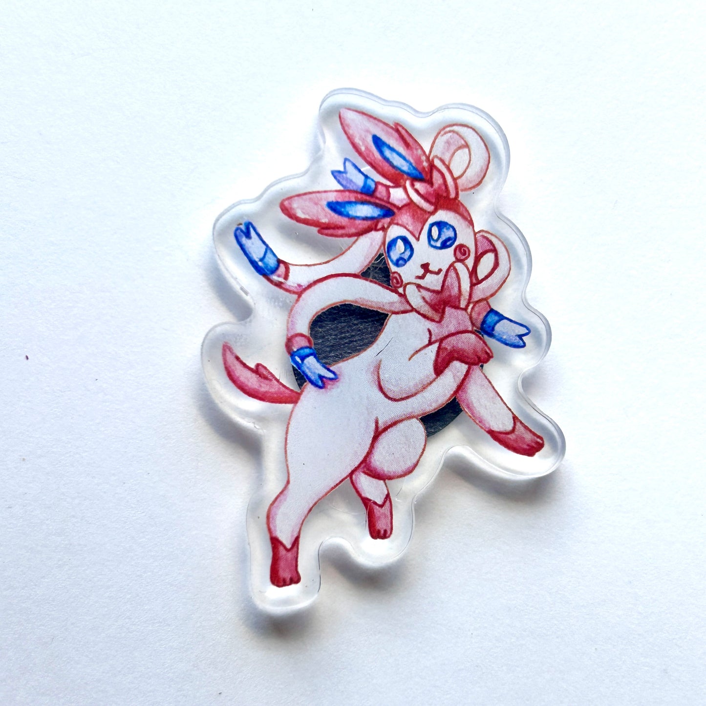 Pink Fairy Kitty Acrylic Pin