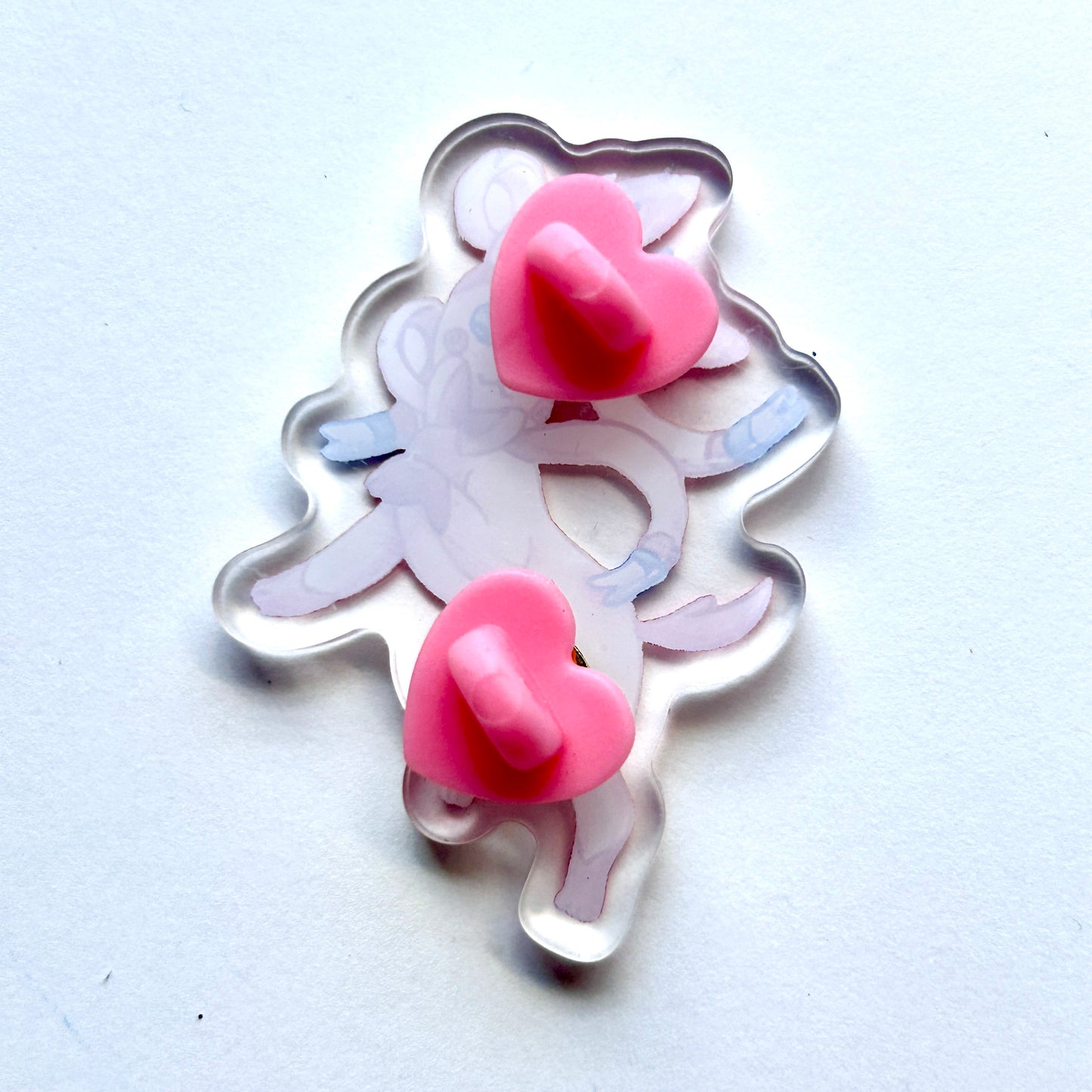 Pink Fairy Kitty Acrylic Pin