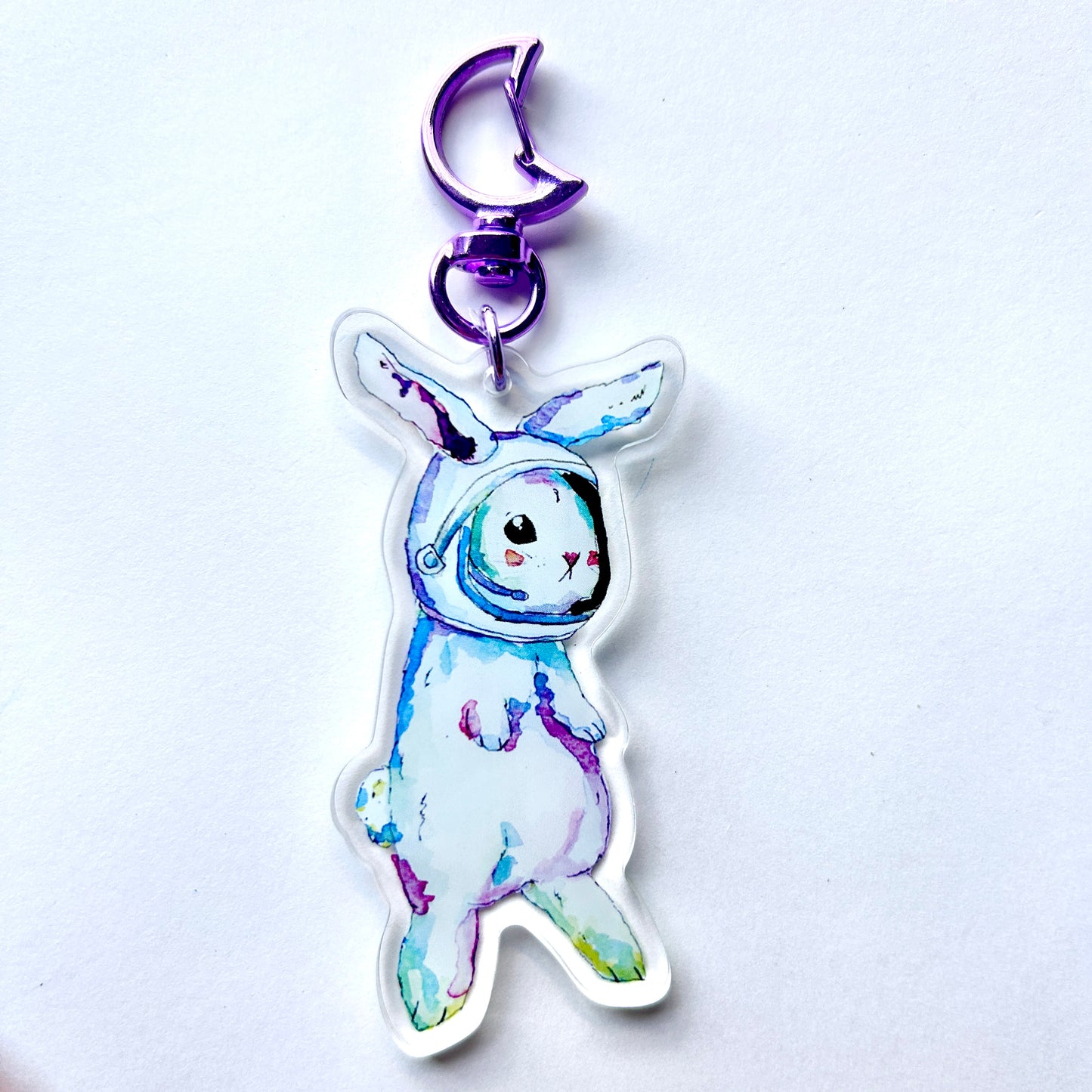 Astronaut Bunny Keychain