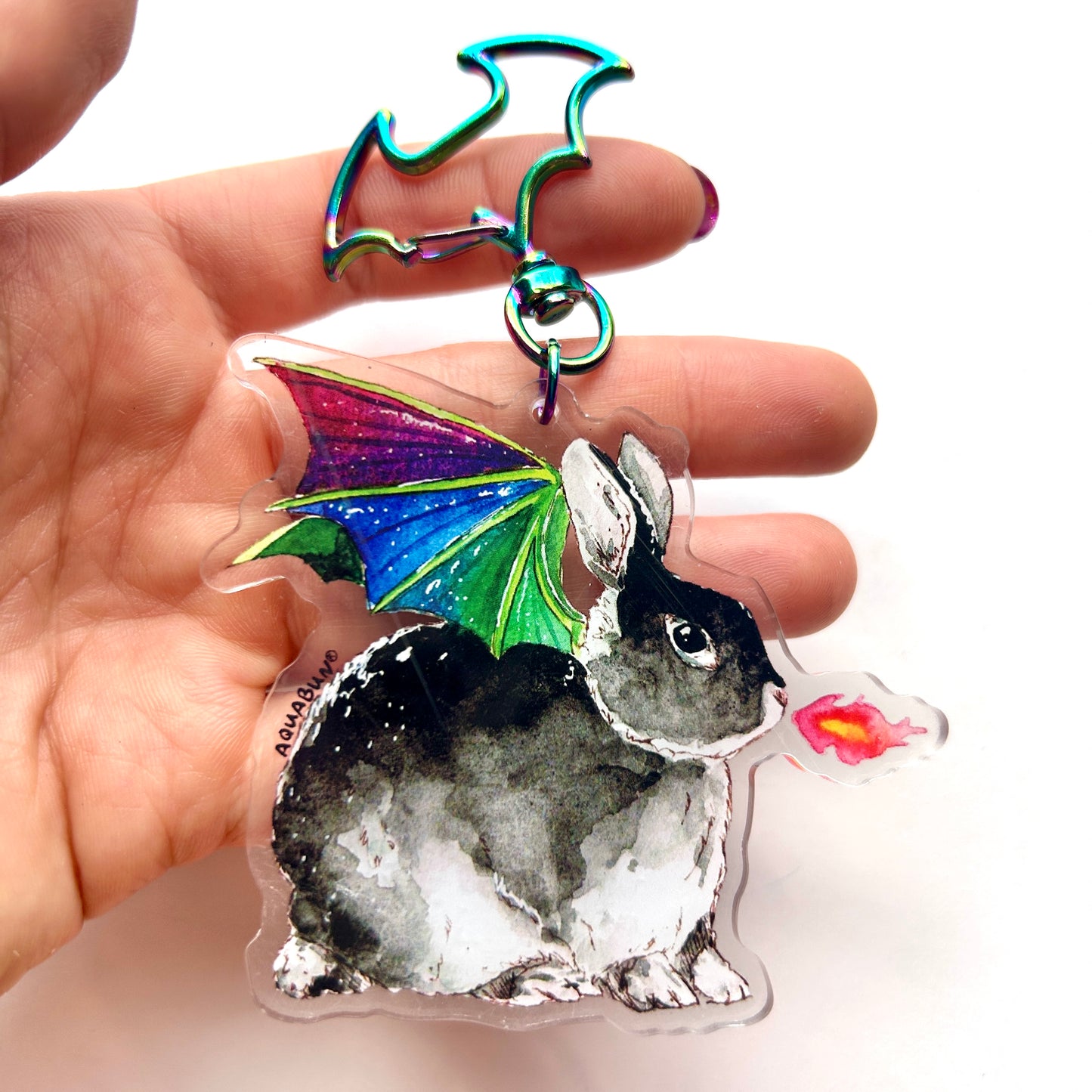 Dragon Bunny Keychain