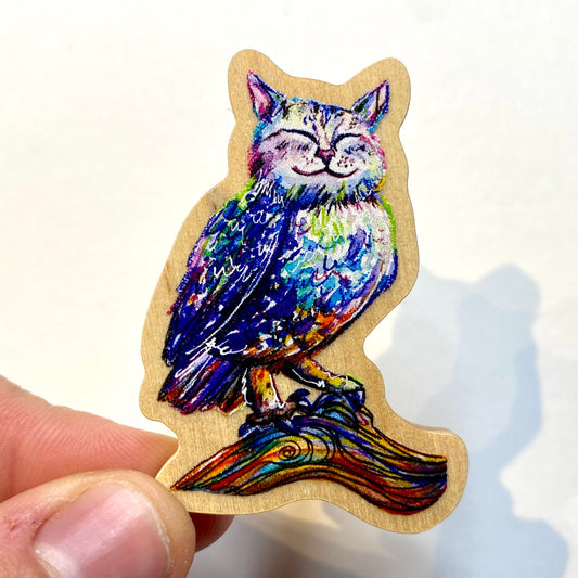Meowl Magnet