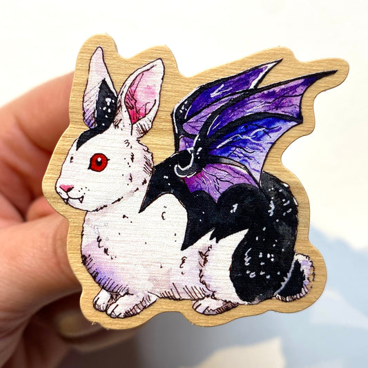 Vampire Bunny Magnet