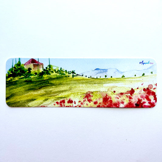 Red Poppy Bookmark