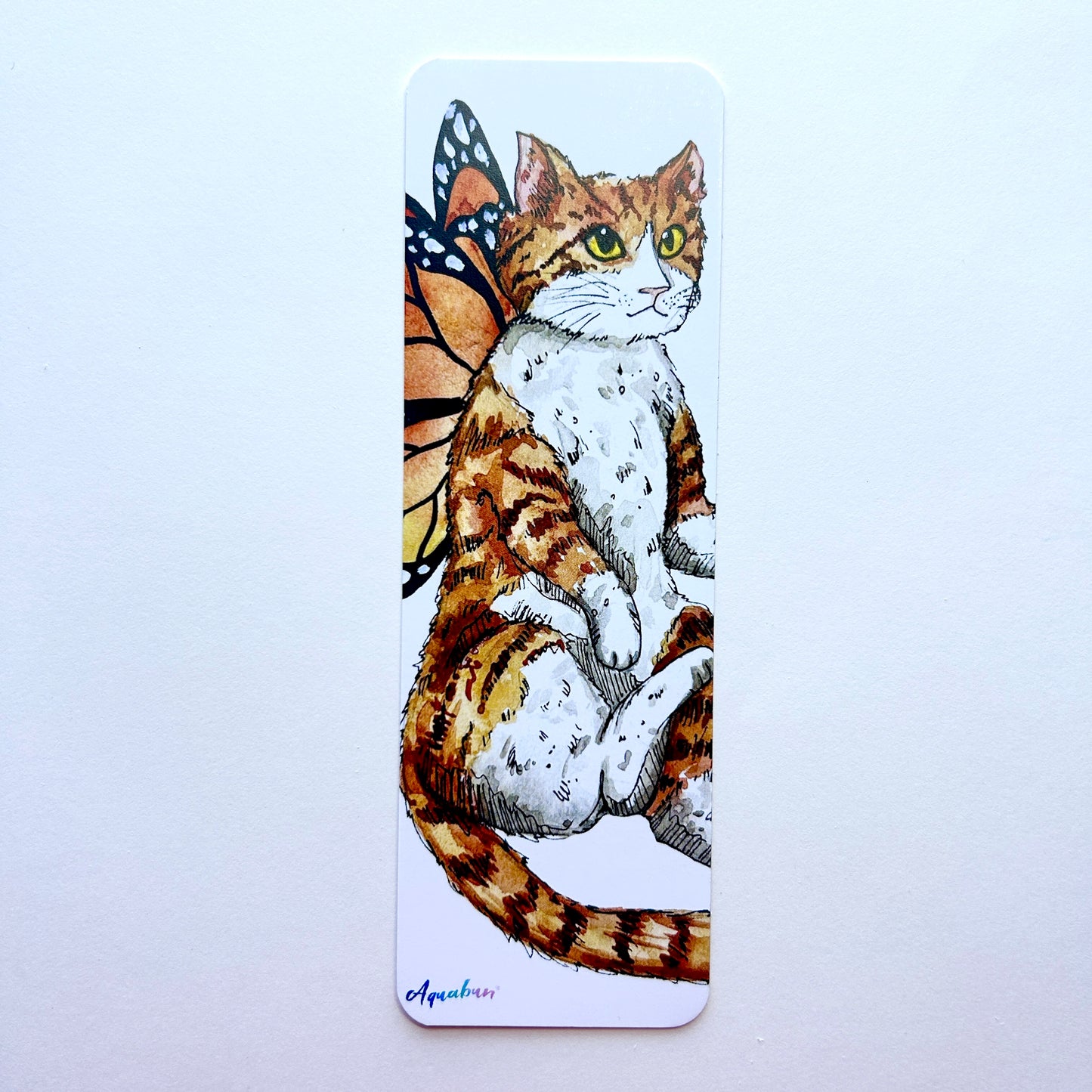 Orange Cat Fairy Bookmark