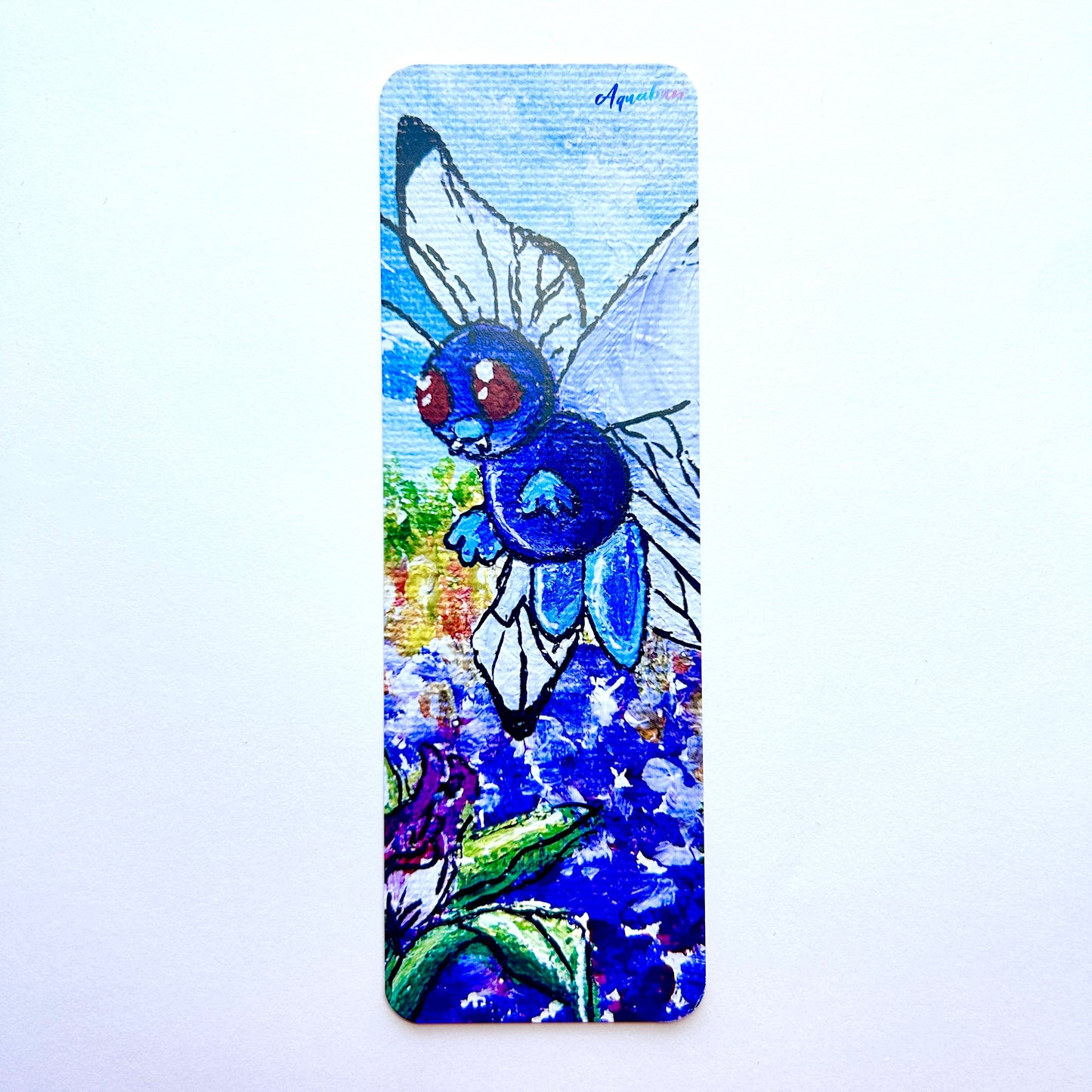 Blue Butterfly Bookmark