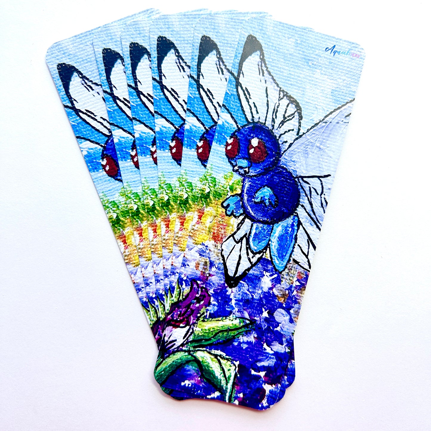 Blue Butterfly Bookmark