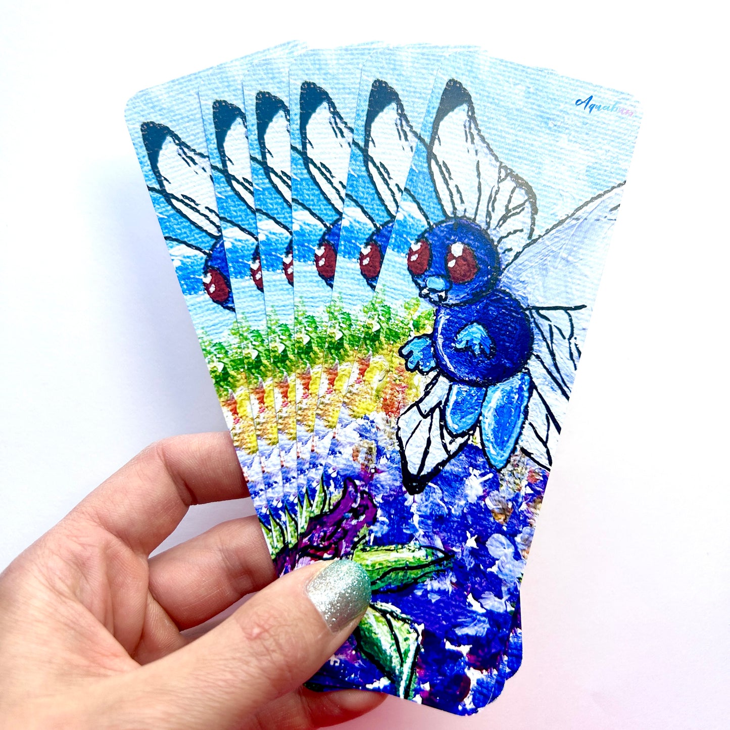 Blue Butterfly Bookmark