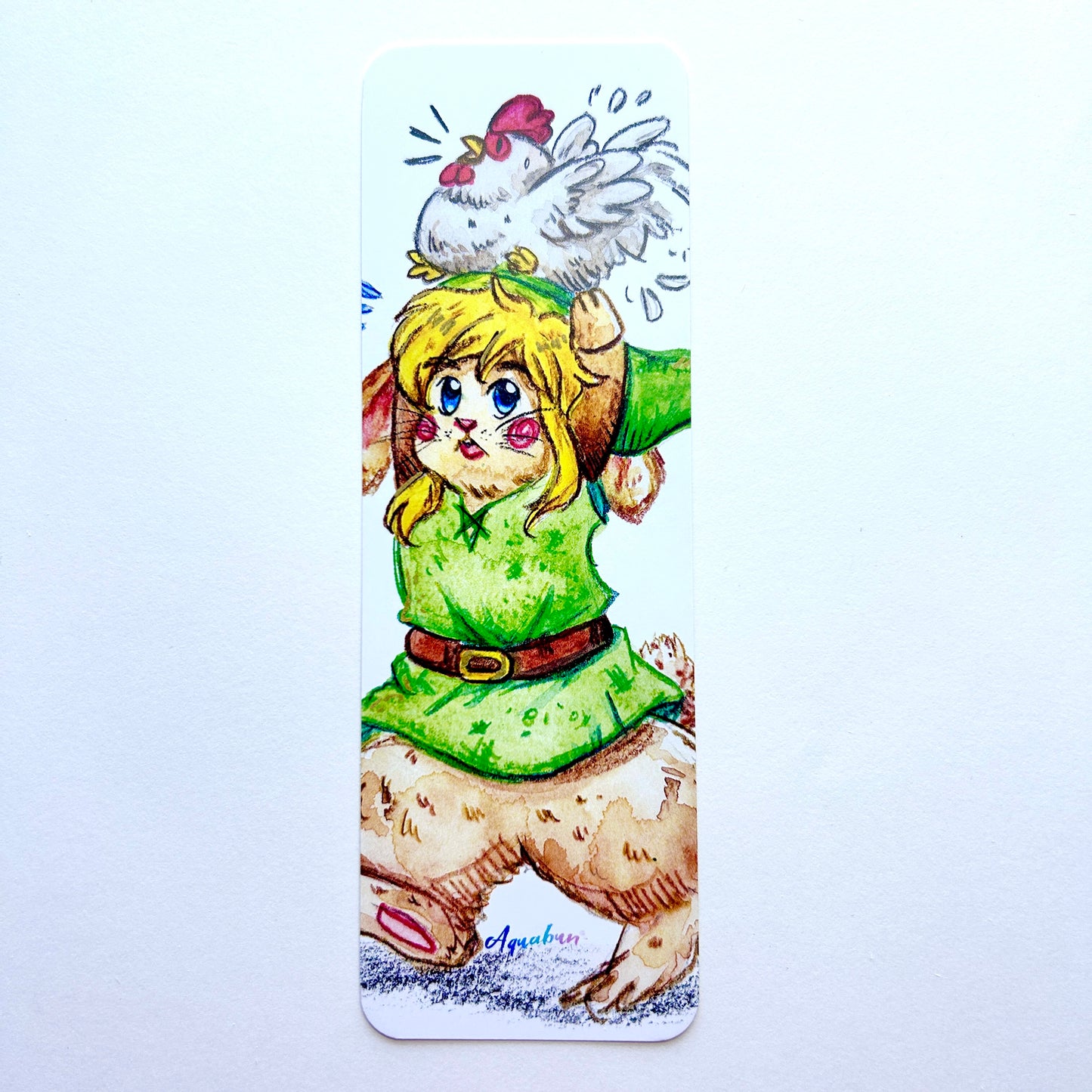 Bunny Warrior Bookmark