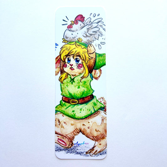 Bunny Warrior Bookmark