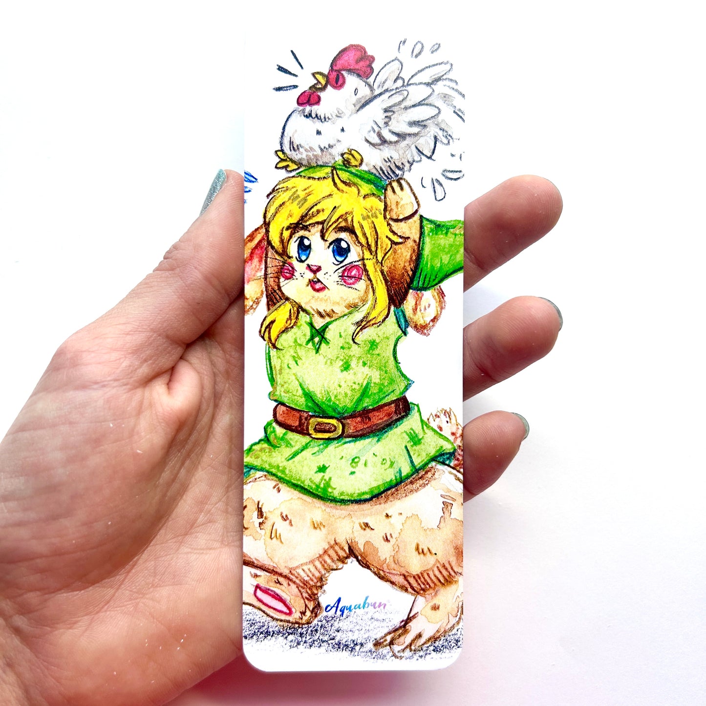 Bunny Warrior Bookmark