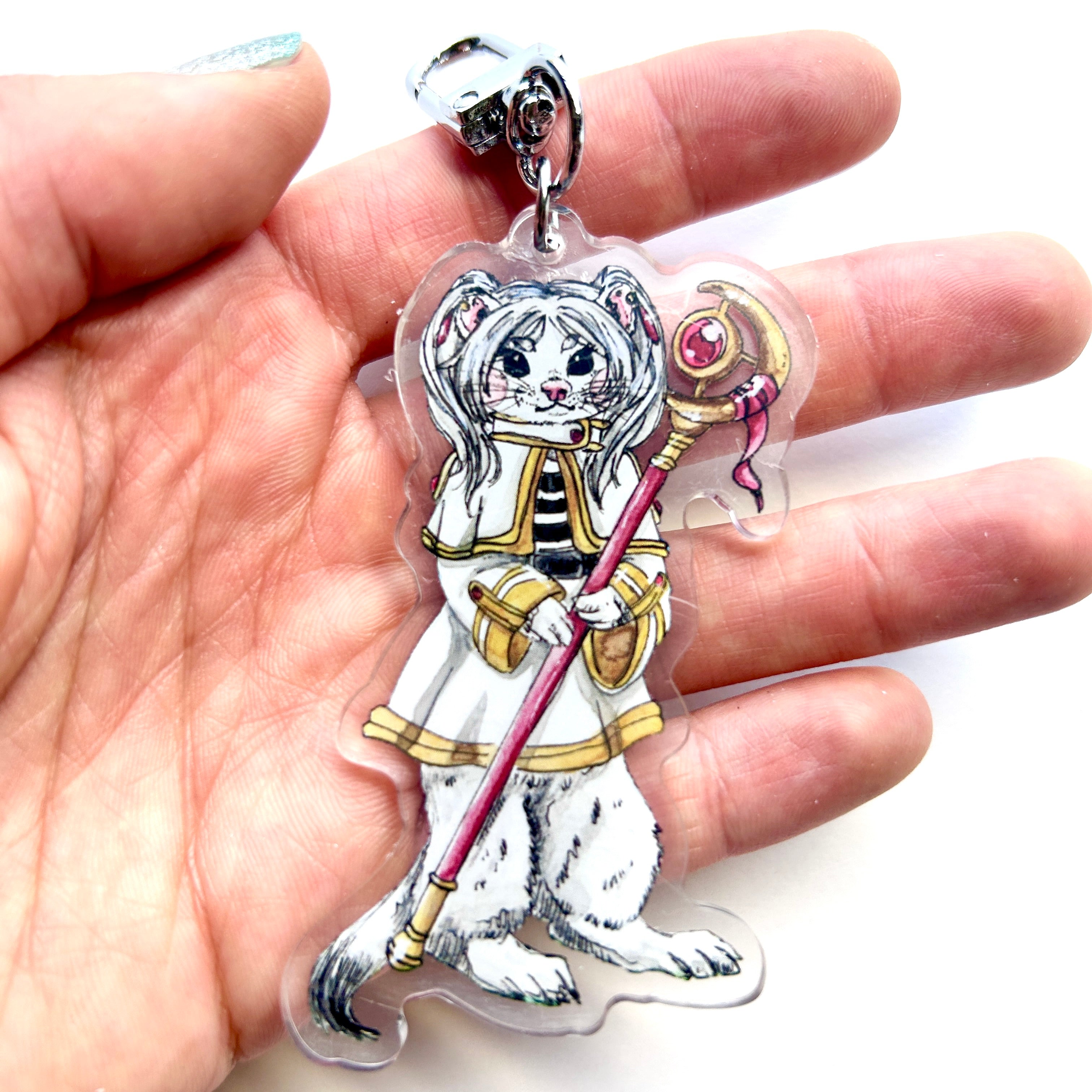 Mage Bunny Keychain – Aquabun