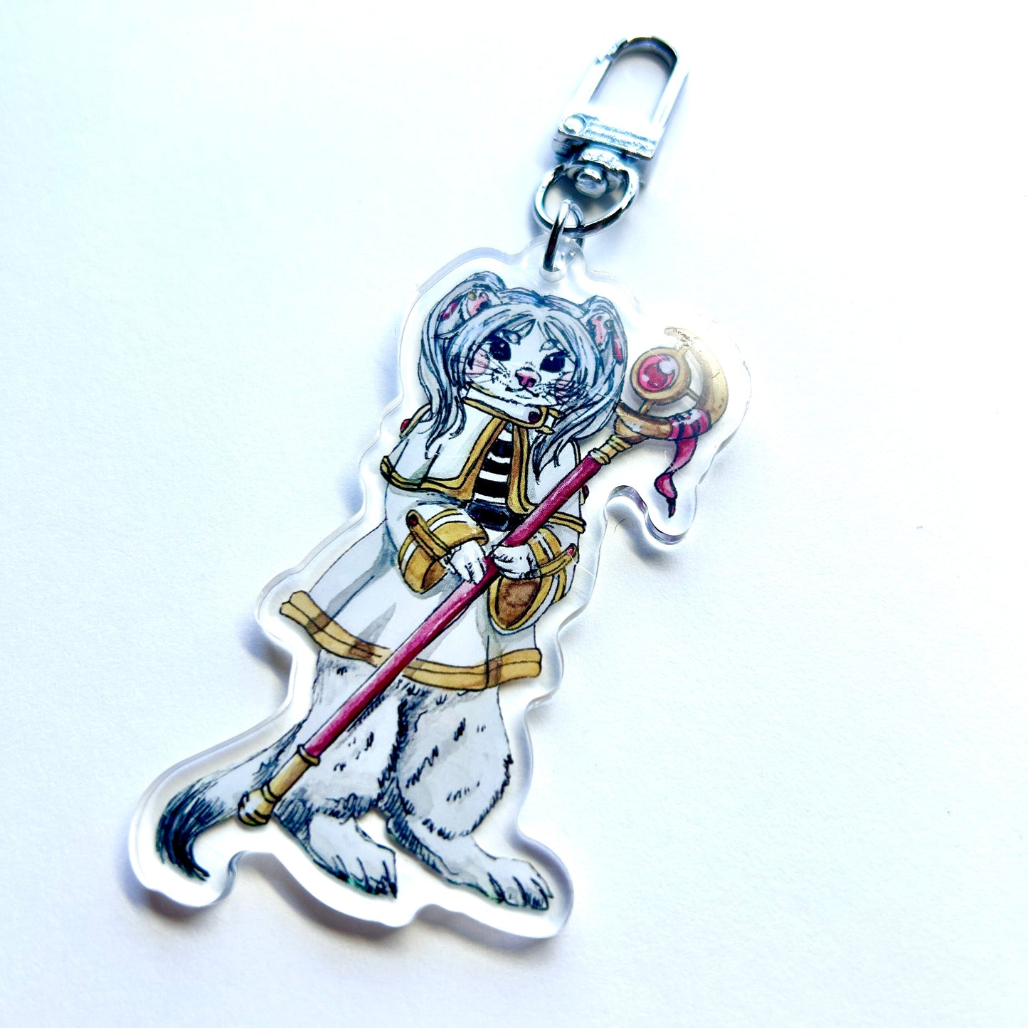 Mage Bunny Keychain