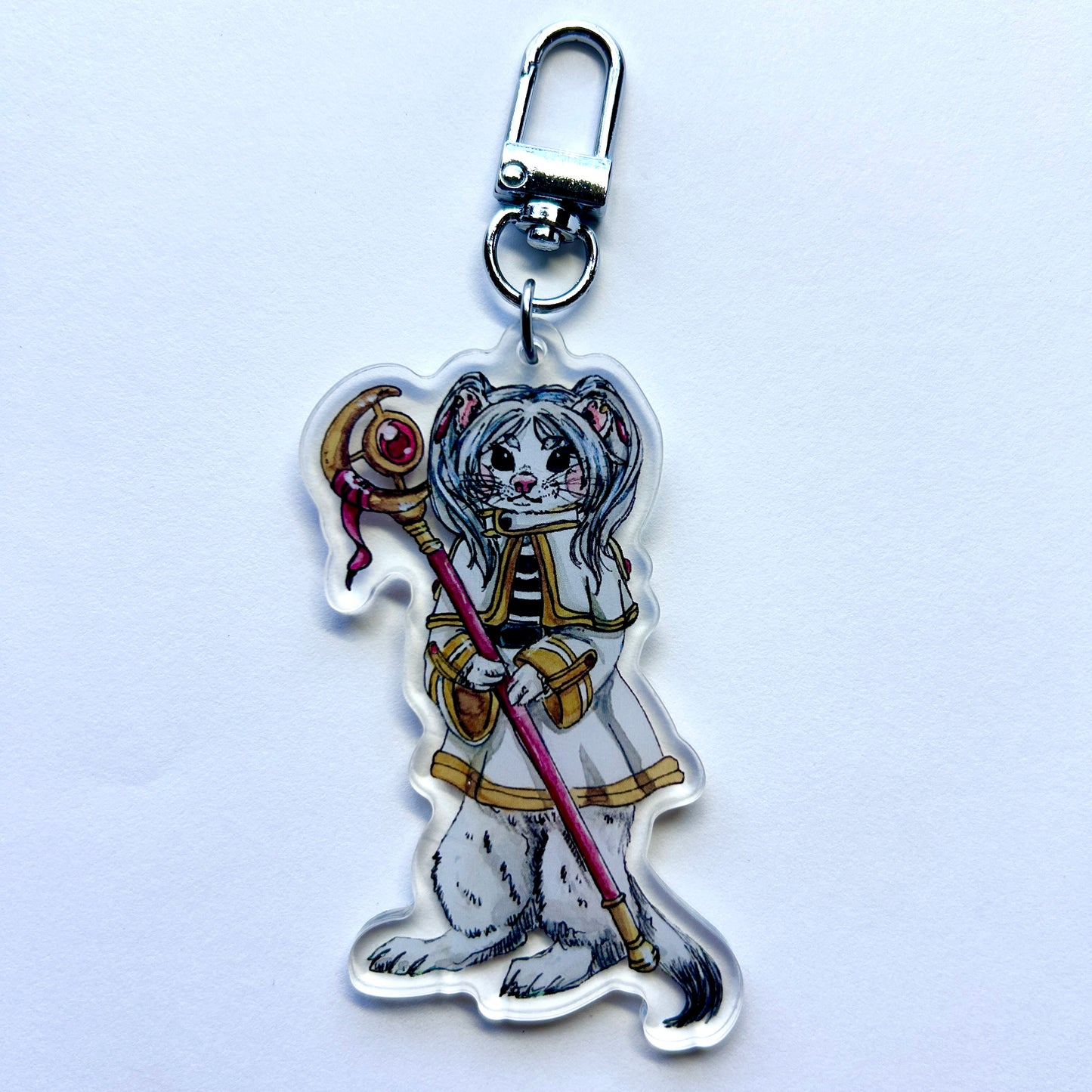 Mage Bunny Keychain