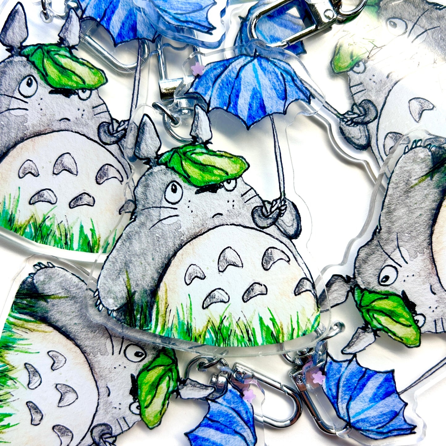 Forest Spirit Umbrella Keychain