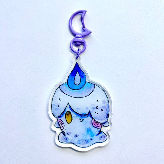Cute Candle Keychain