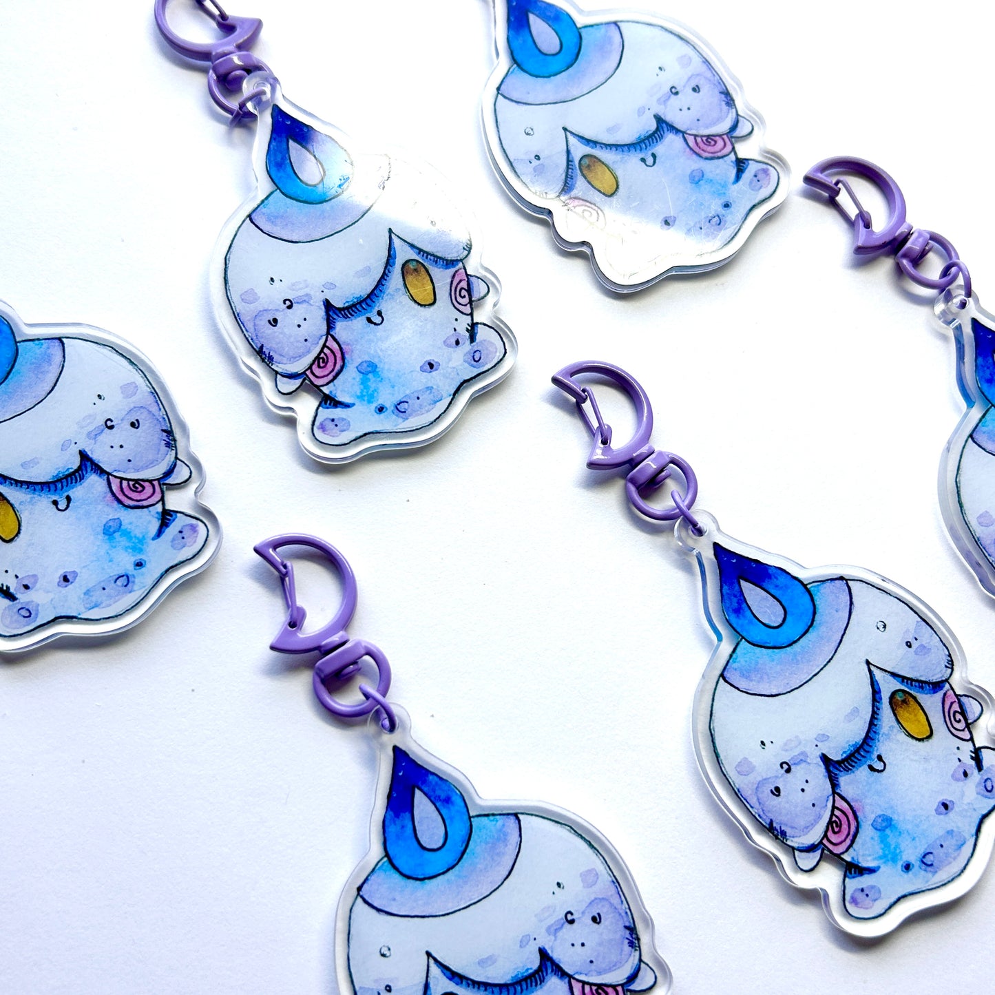 Cute Candle Keychain
