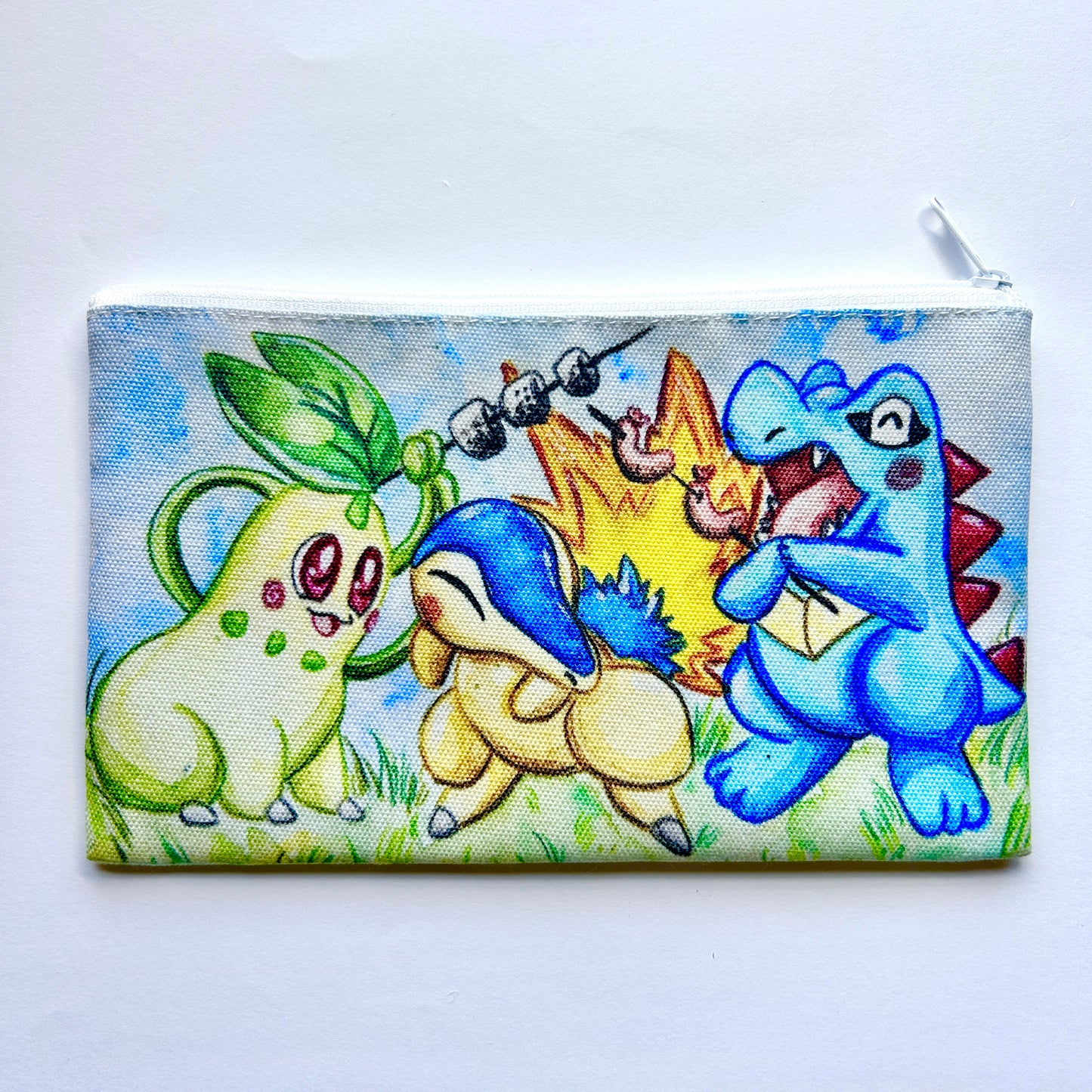 Cute Monster Campfire Pencil Pouch