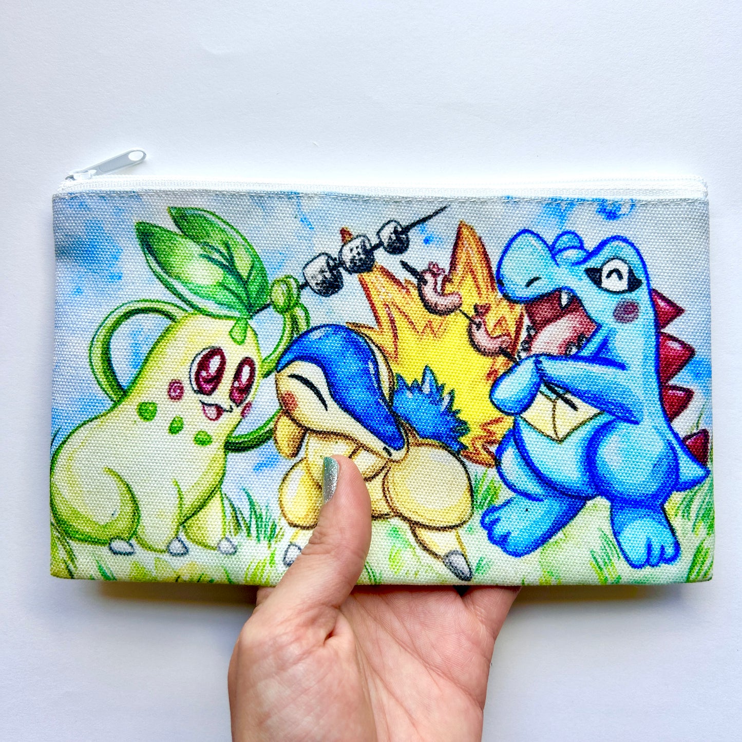 Cute Monster Campfire Pencil Pouch
