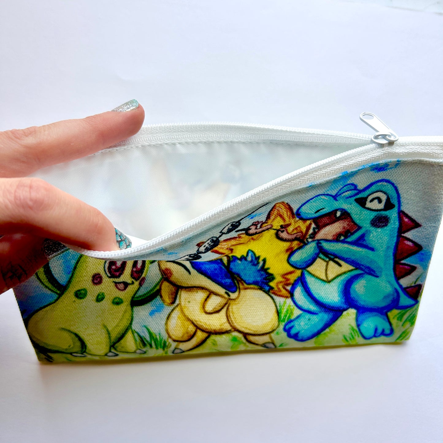 Cute Monster Campfire Pencil Pouch
