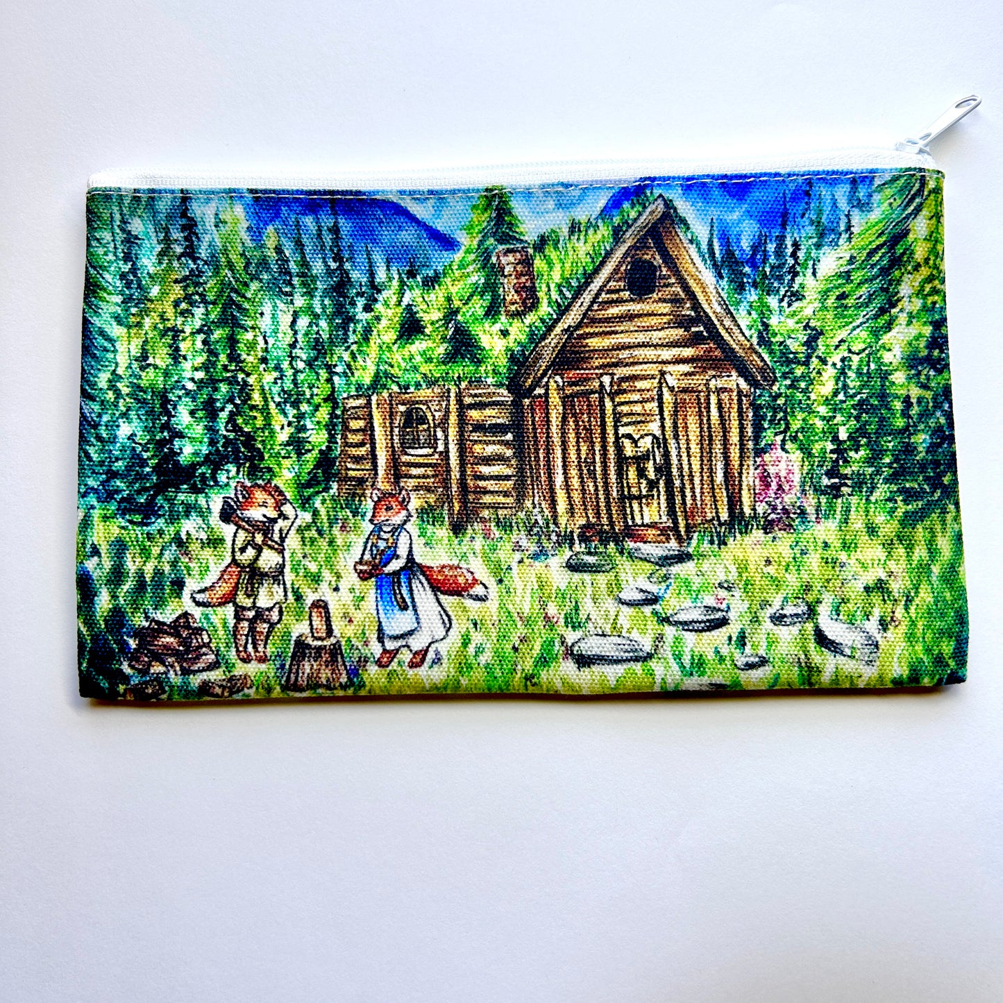 Viking Foxes Pencil Pouch