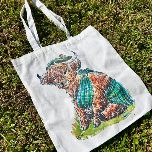 Highland Cow Tote Bag