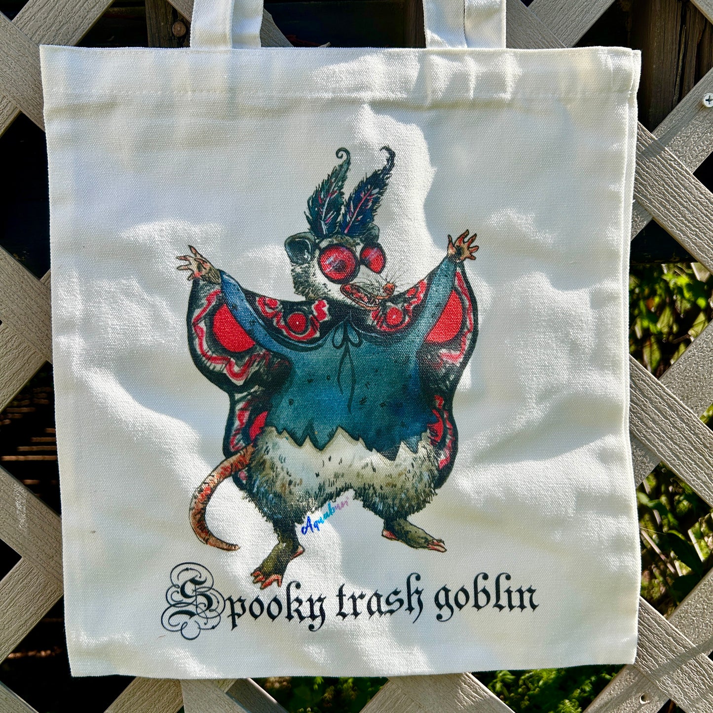 Mothman Possum Tote Bag