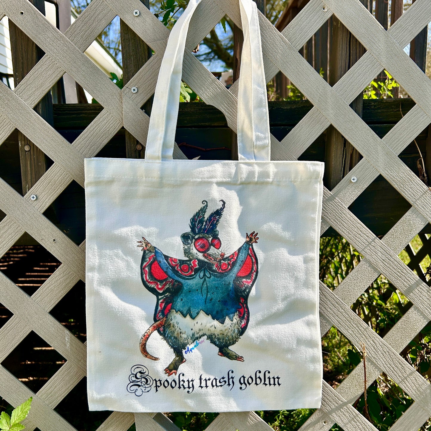 Mothman Possum Tote Bag