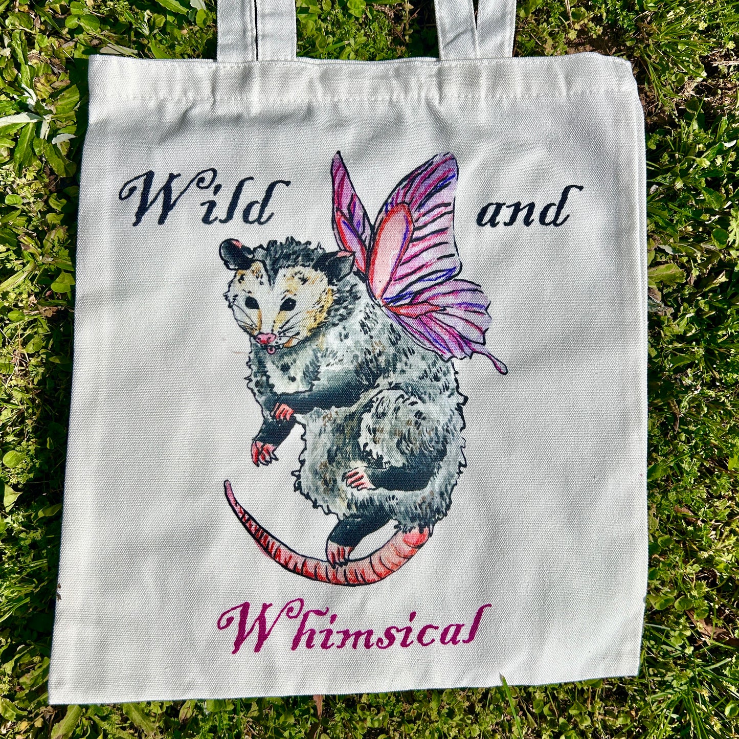 Possum  Fairy Phrase Tote Bag