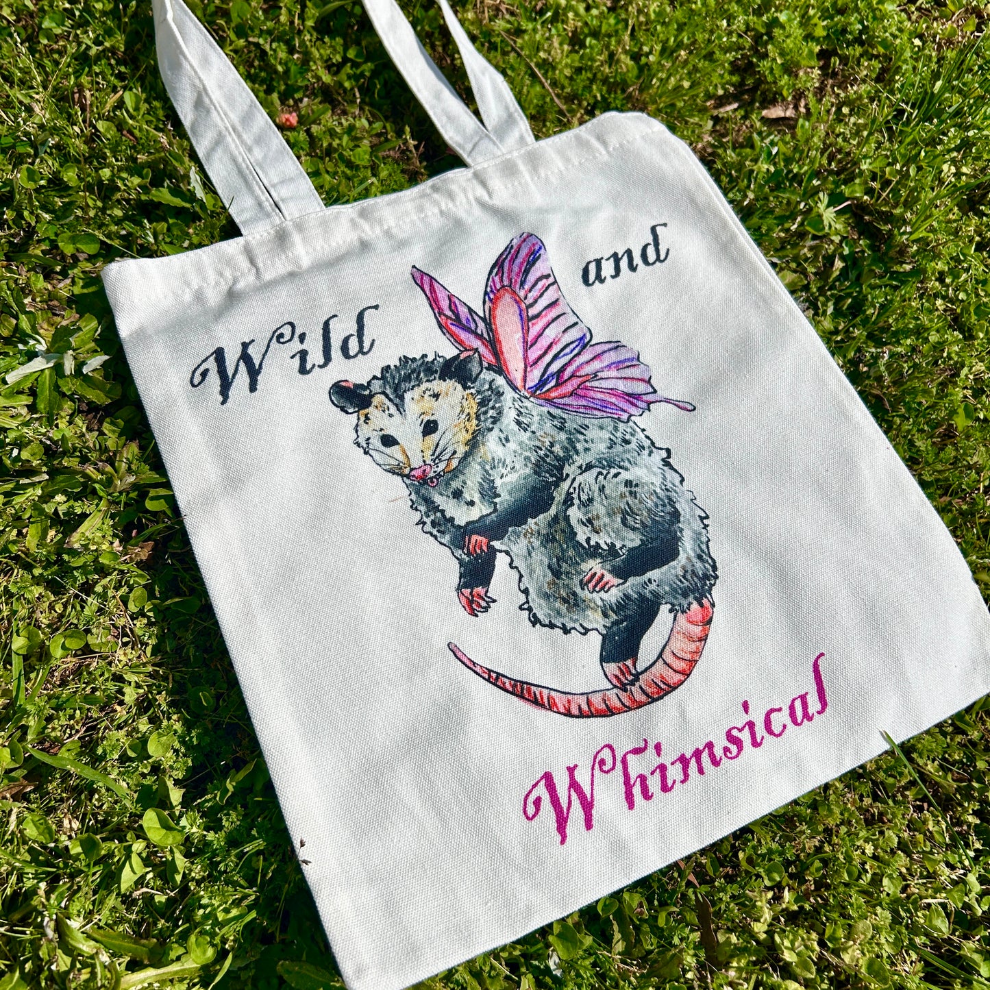 Possum  Fairy Phrase Tote Bag