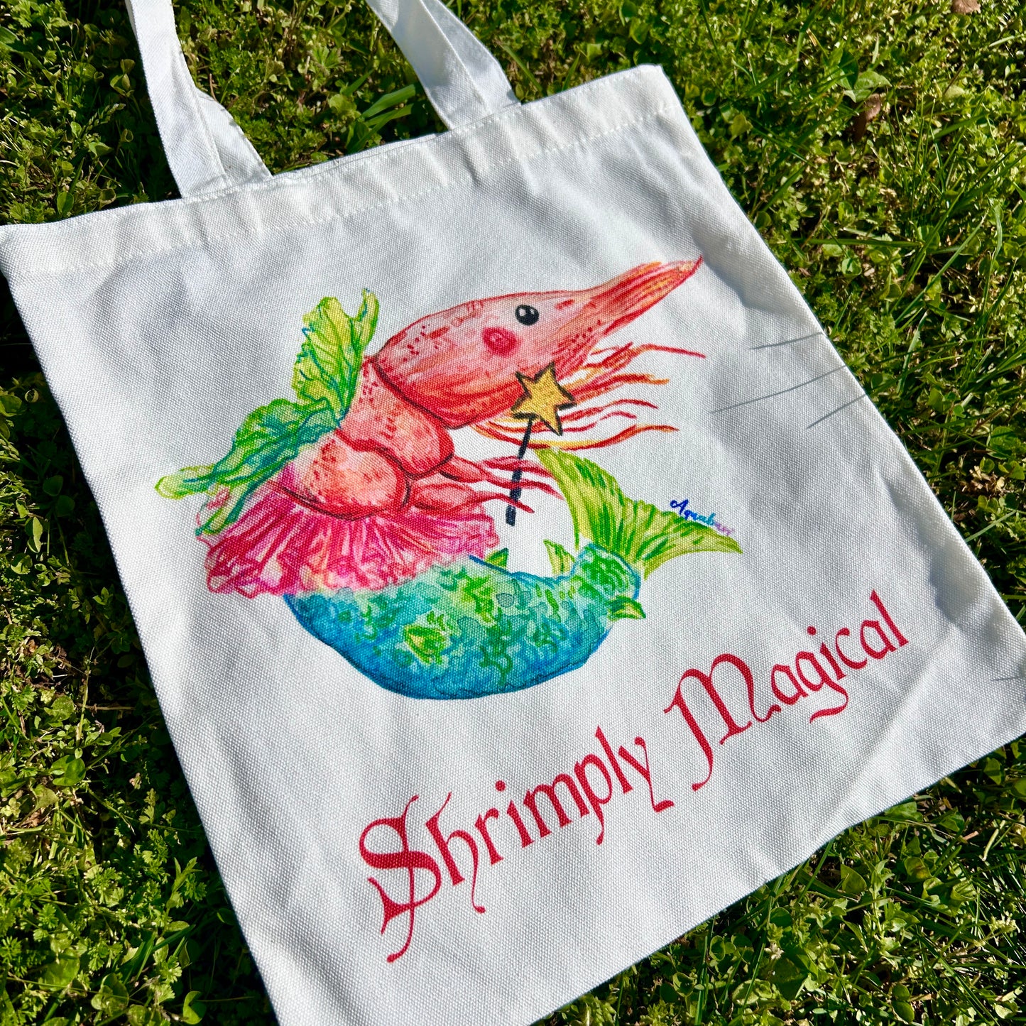 Shrimp Fairy Tote Bag