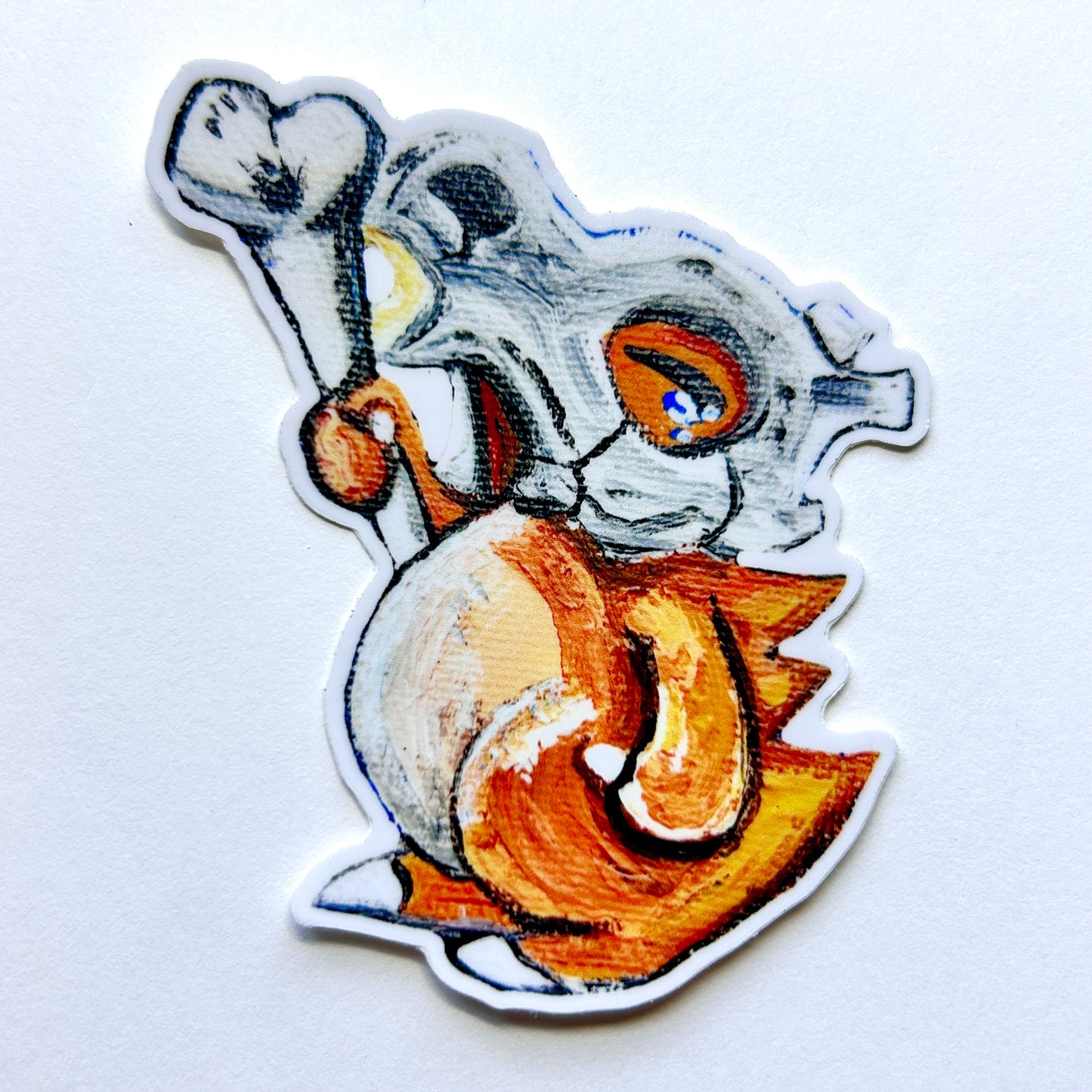 Bone Dinosaur Sticker