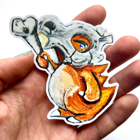 Bone Dinosaur Sticker