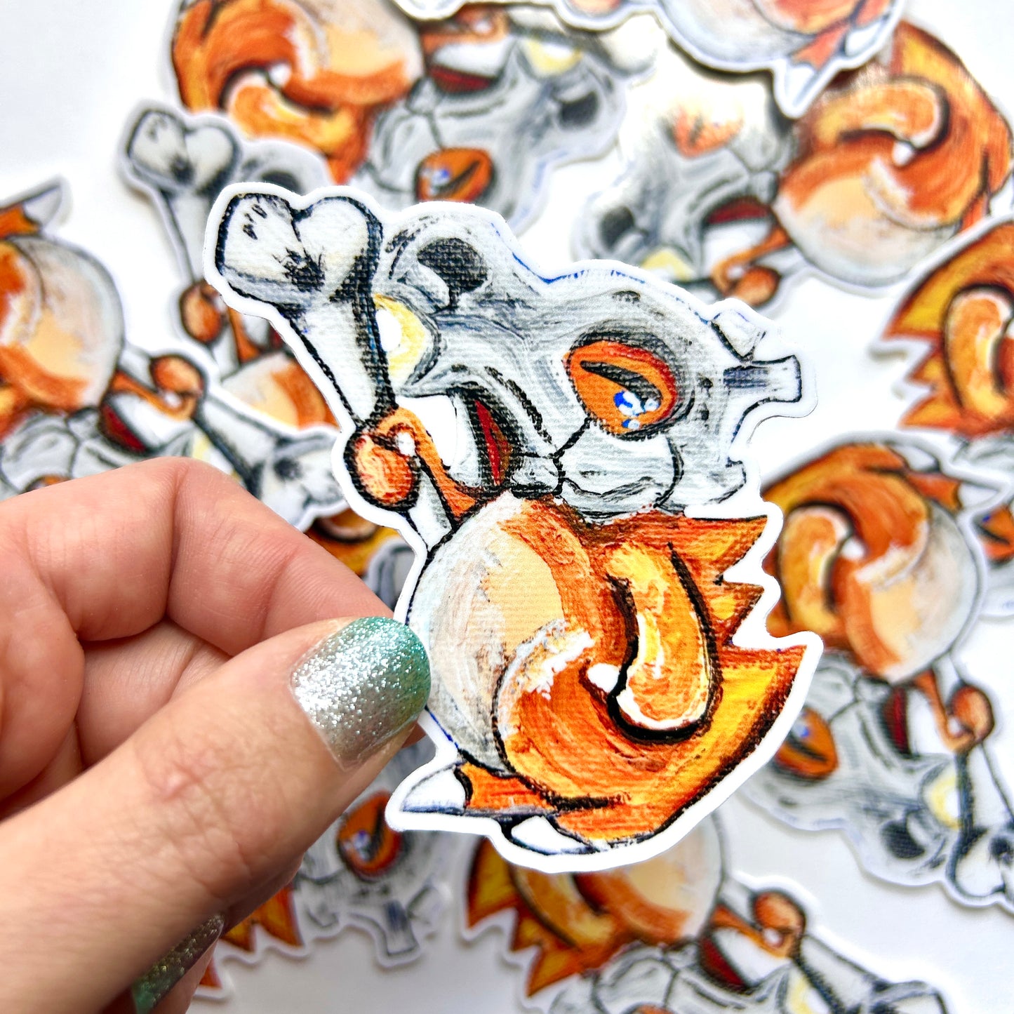 Bone Dinosaur Sticker