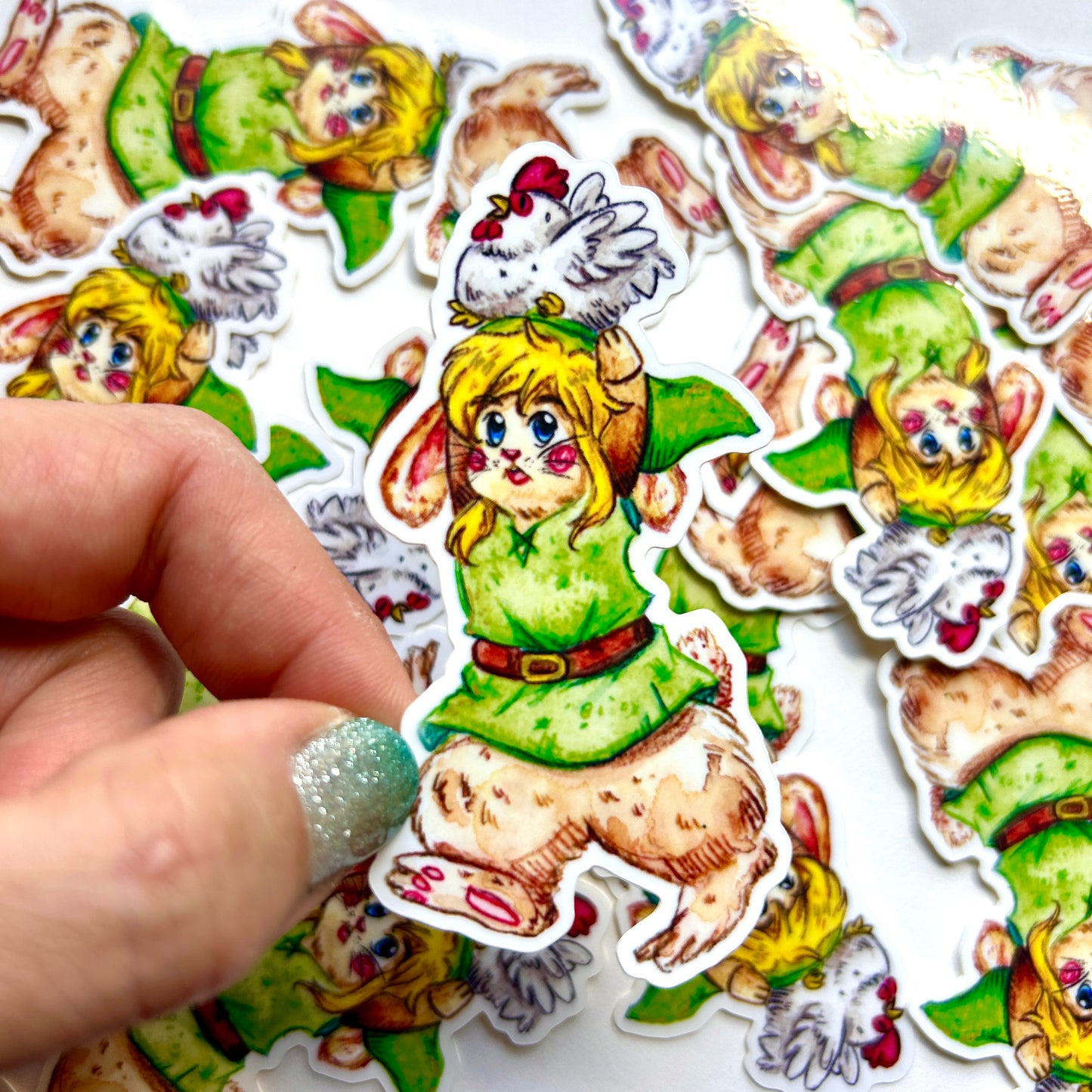 Bunny Warrior Sticker