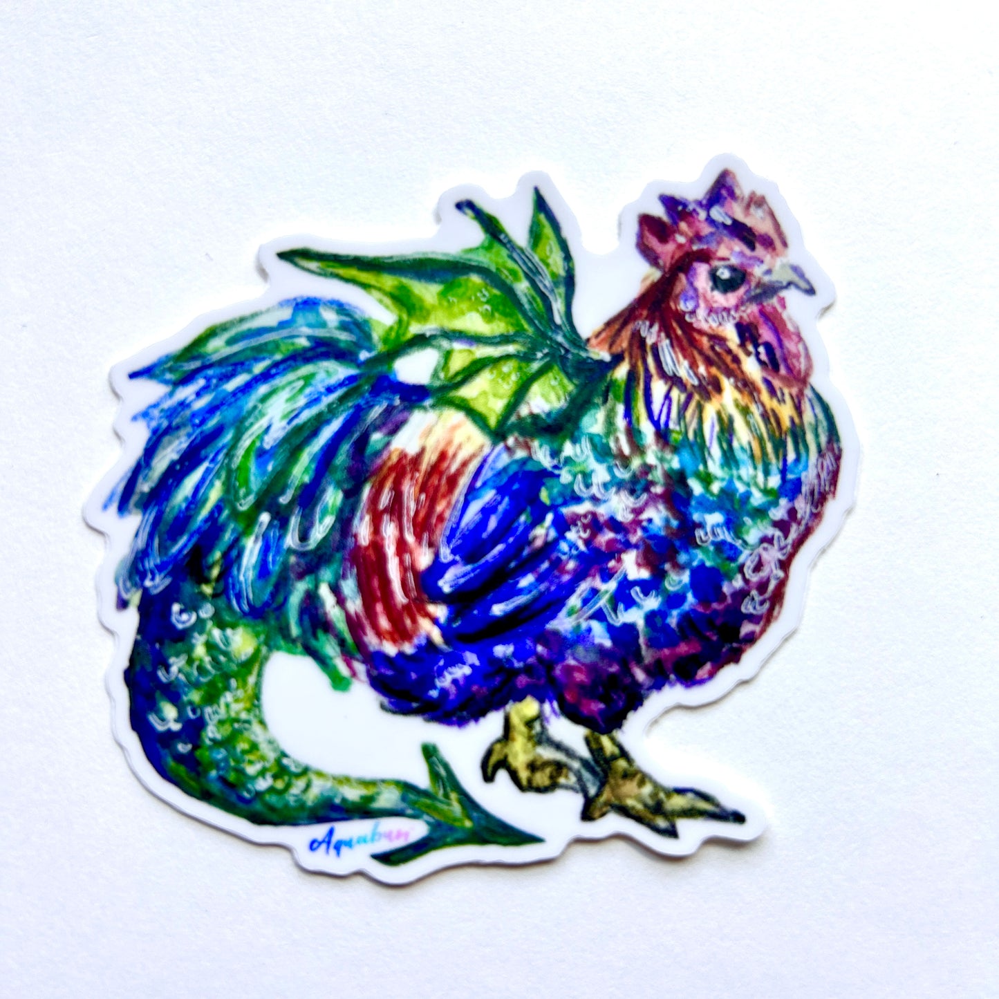 Dragon Rooster Sticker
