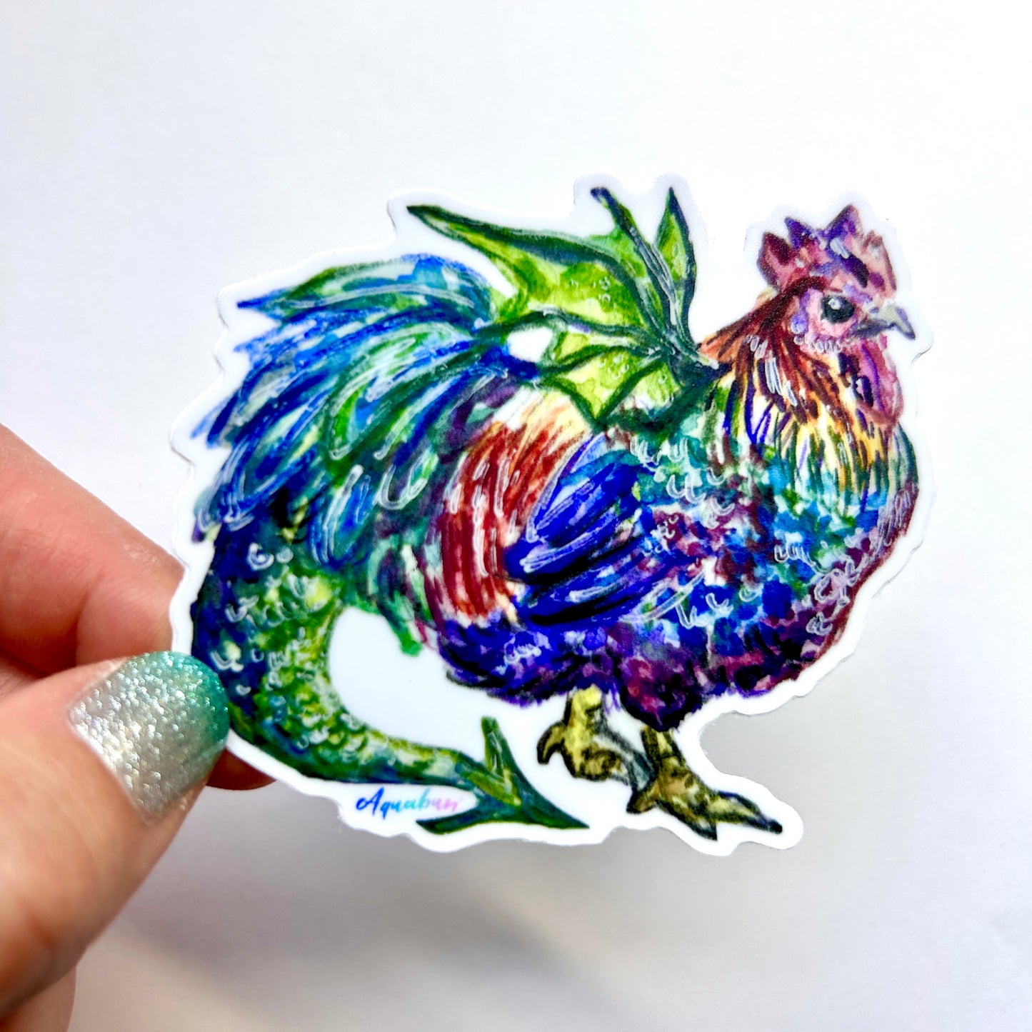 Dragon Rooster Sticker