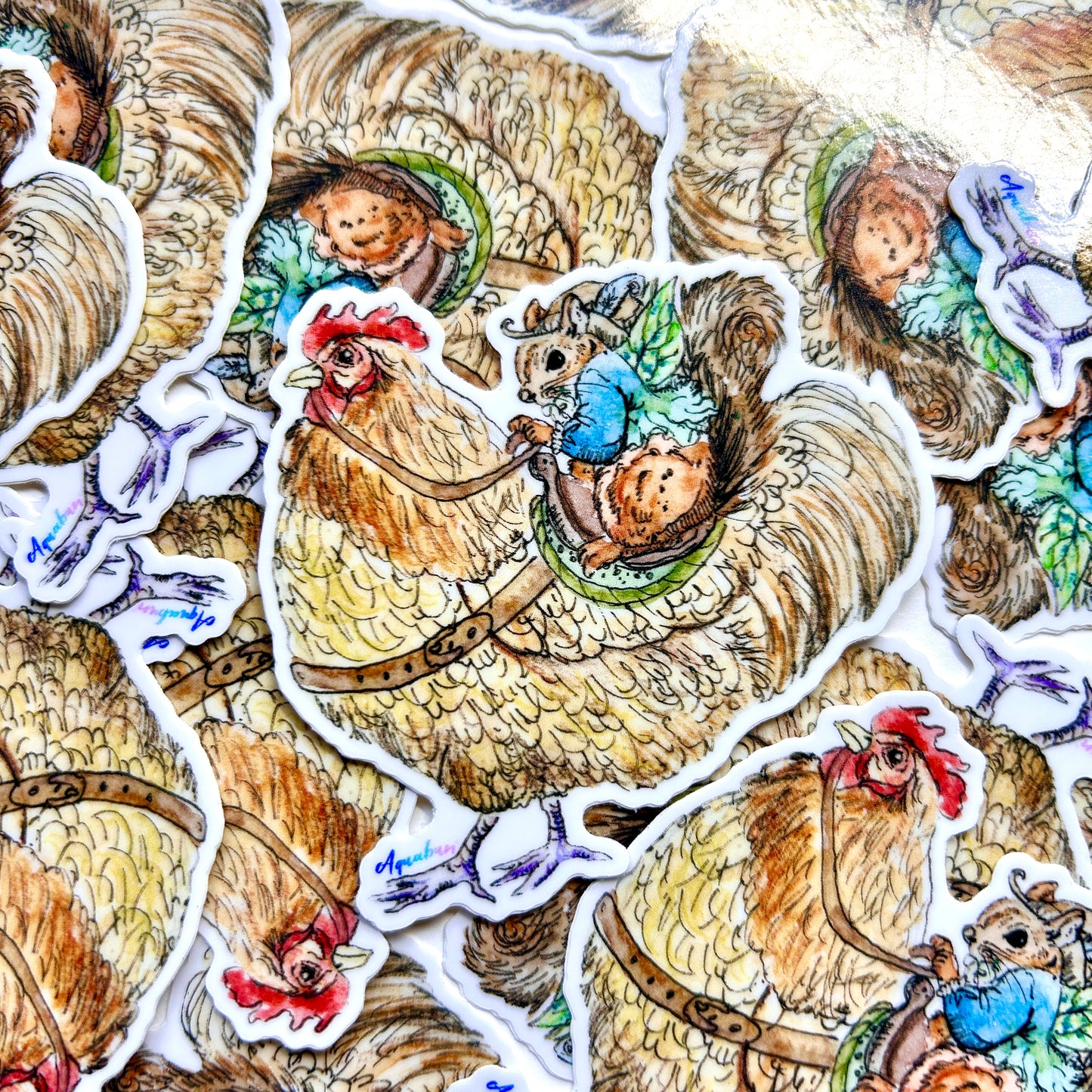 Chicken Rider Sticker