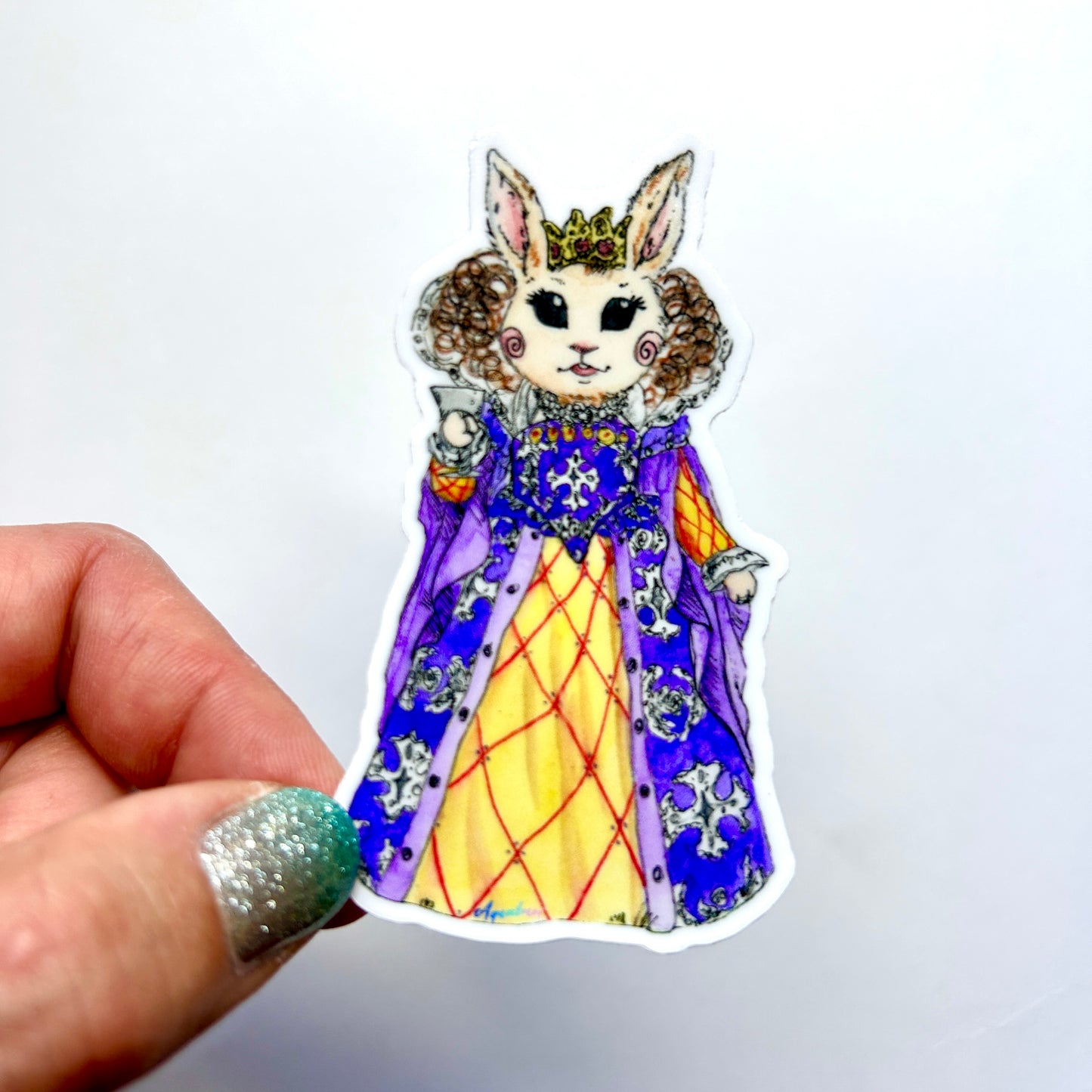 Bunny Queen Sticker