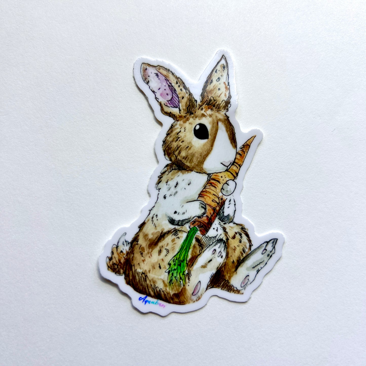 Carrot Bunny Sticker