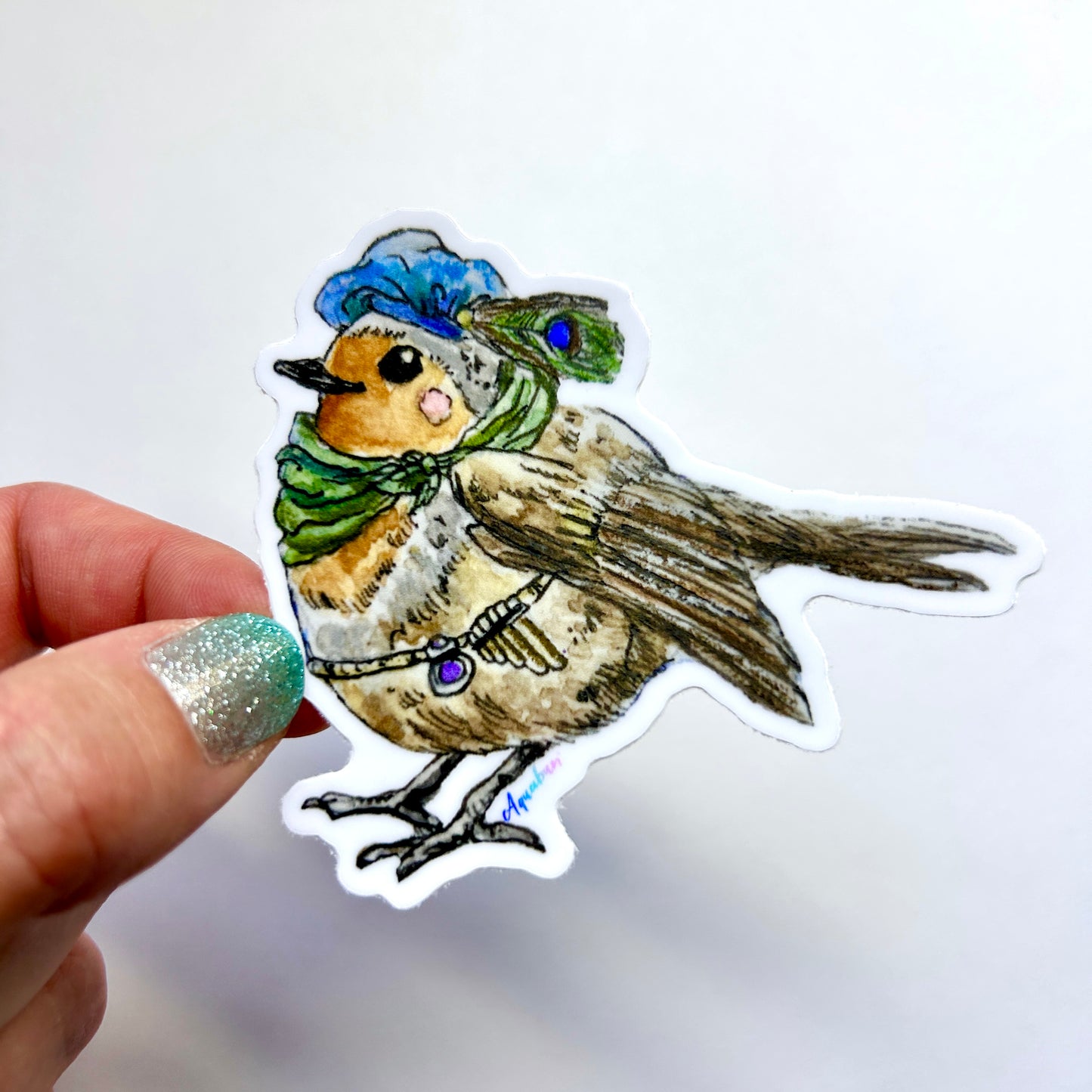 Bird Bard Sticker