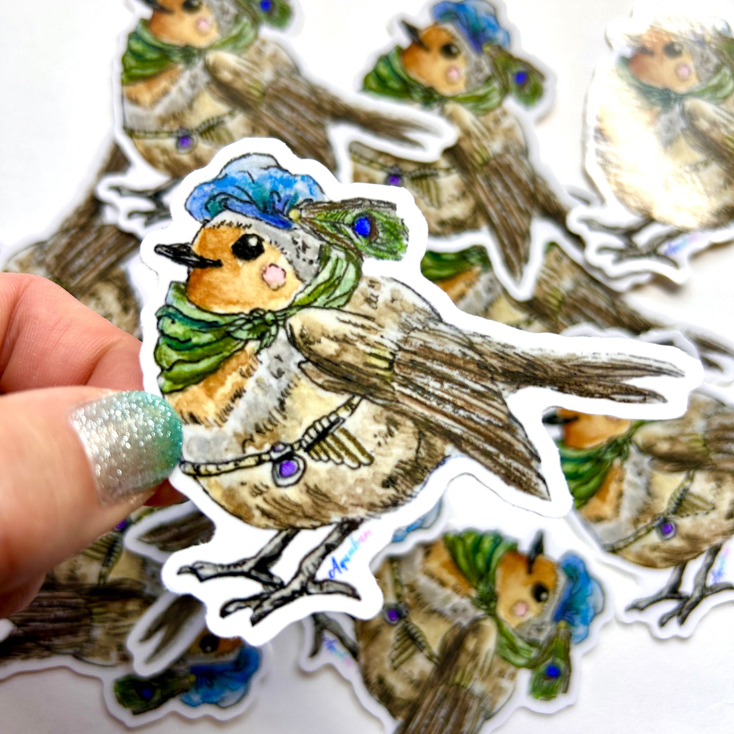 Bird Bard Sticker