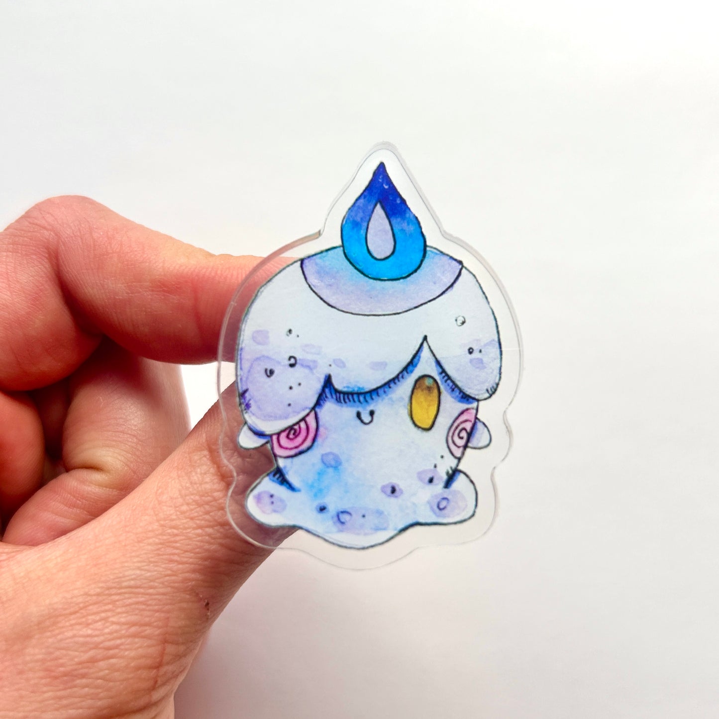 Cute Candle Acrylic Pin