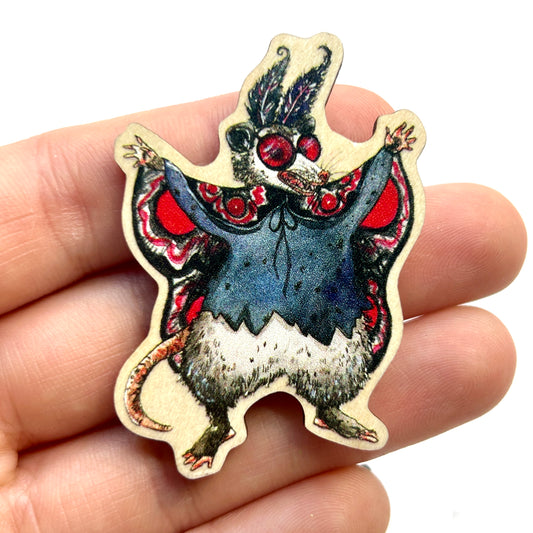 Possum Mothman Magnet